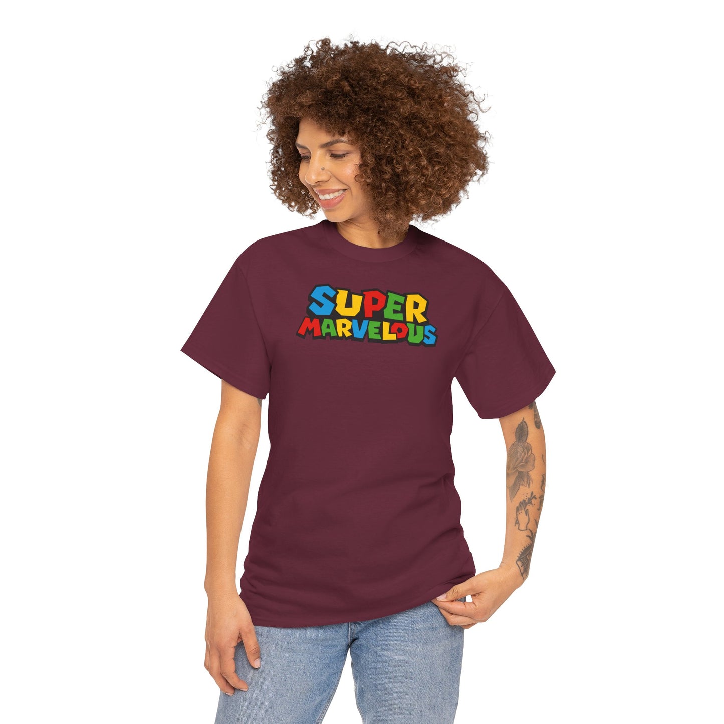 SUPER MARVELOUS Unisex Heavy Cotton Tee