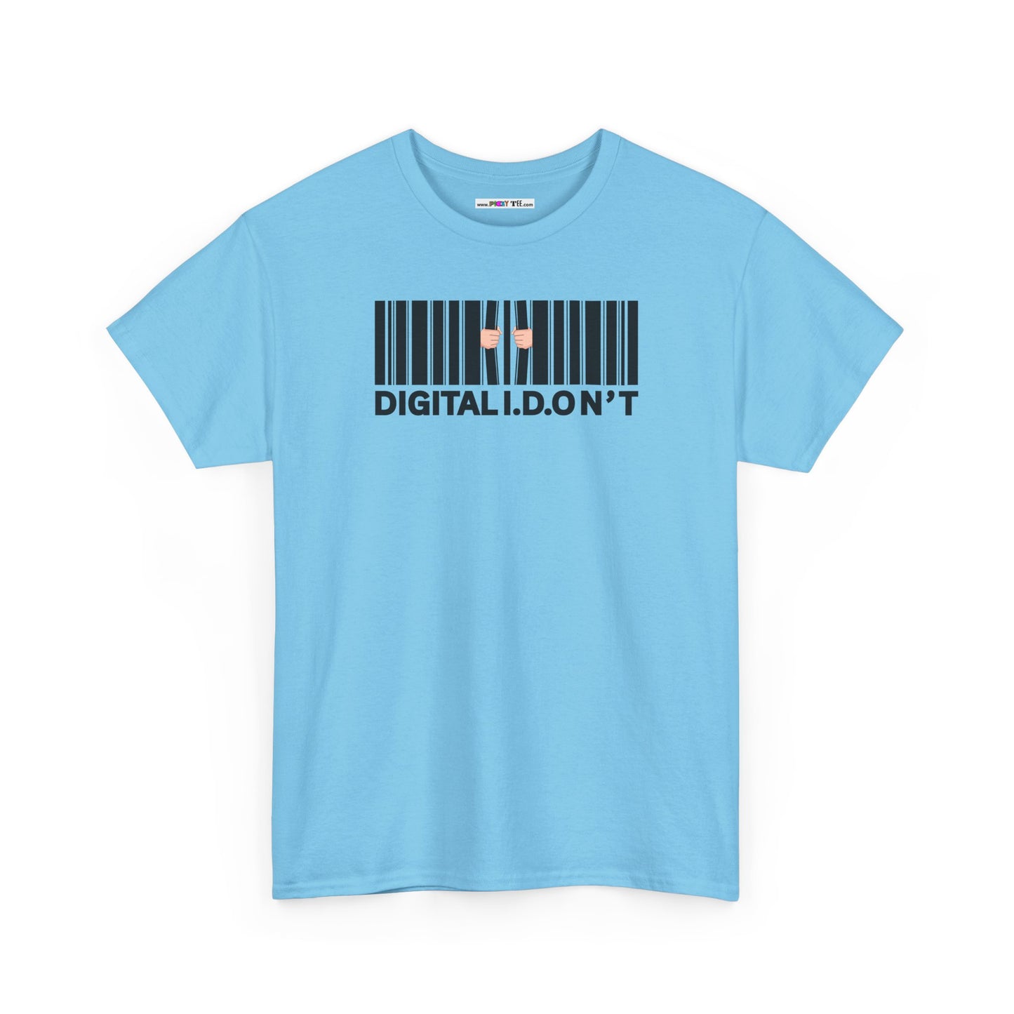 DIGITAL I.D.ON'T Unisex Heavy Cotton Tee