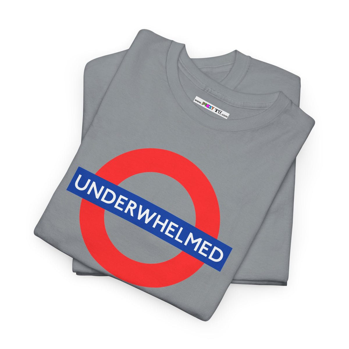 UNDERWHELMED Unisex Heavy Cotton Tee