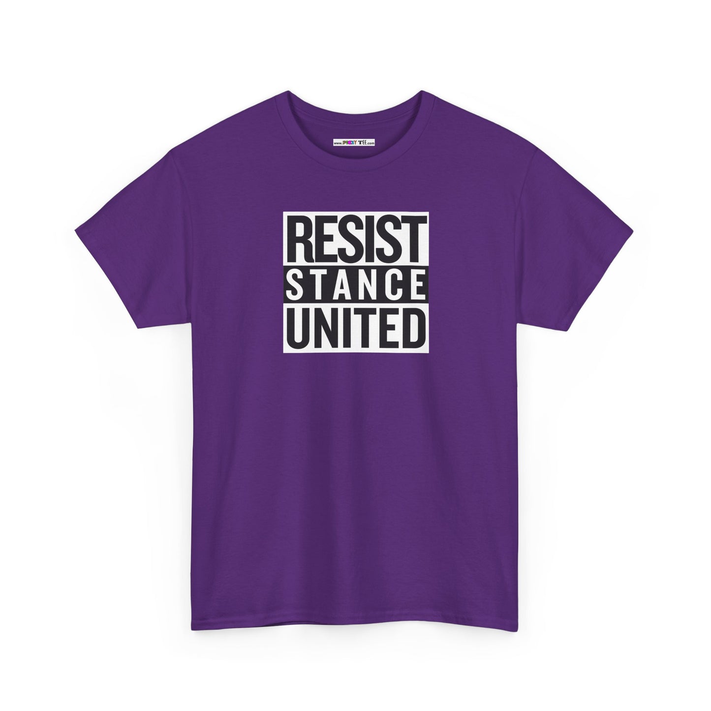 RESIST STANCE UNITED Unisex Heavy Cotton Tee