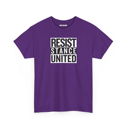 RESIST STANCE UNITED Unisex Heavy Cotton Tee