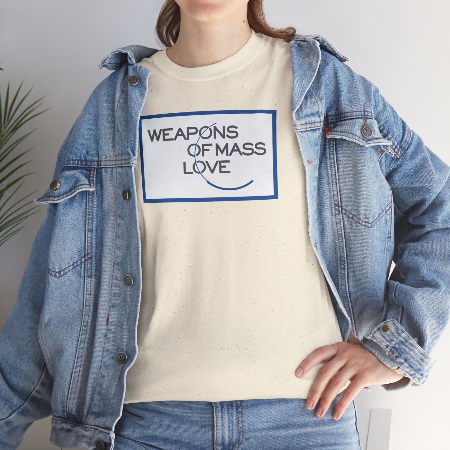 WEAPONS OF MASS LOVE Unisex Heavy Cotton Tee