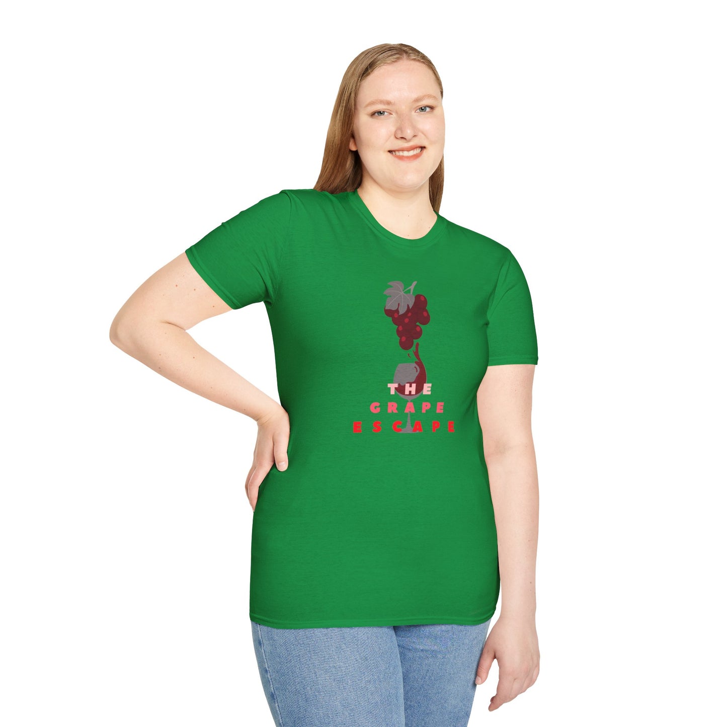 THE GRAPE ESCAPE Unisex Softstyle 100% Cotton T-Shirt