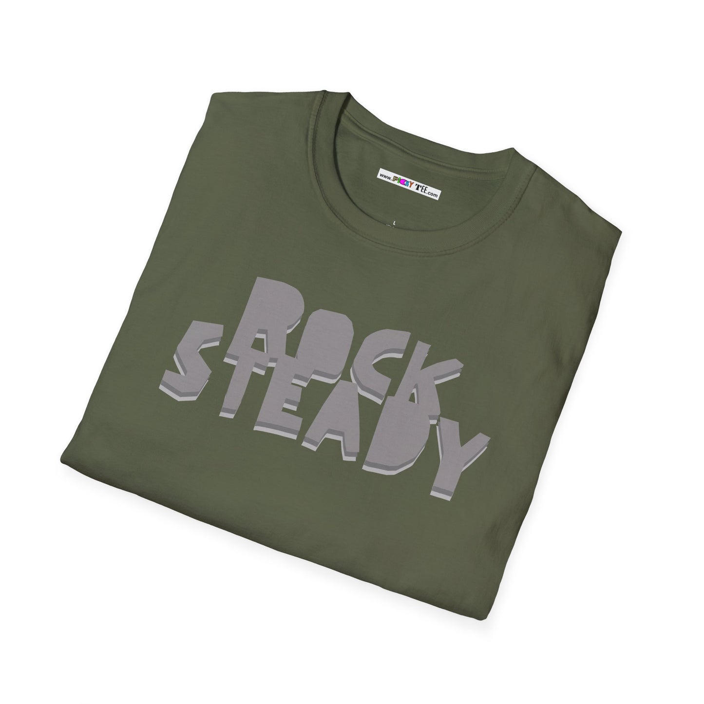 ROCK STEADY Unisex Softstyle 100% Cotton T-Shirt