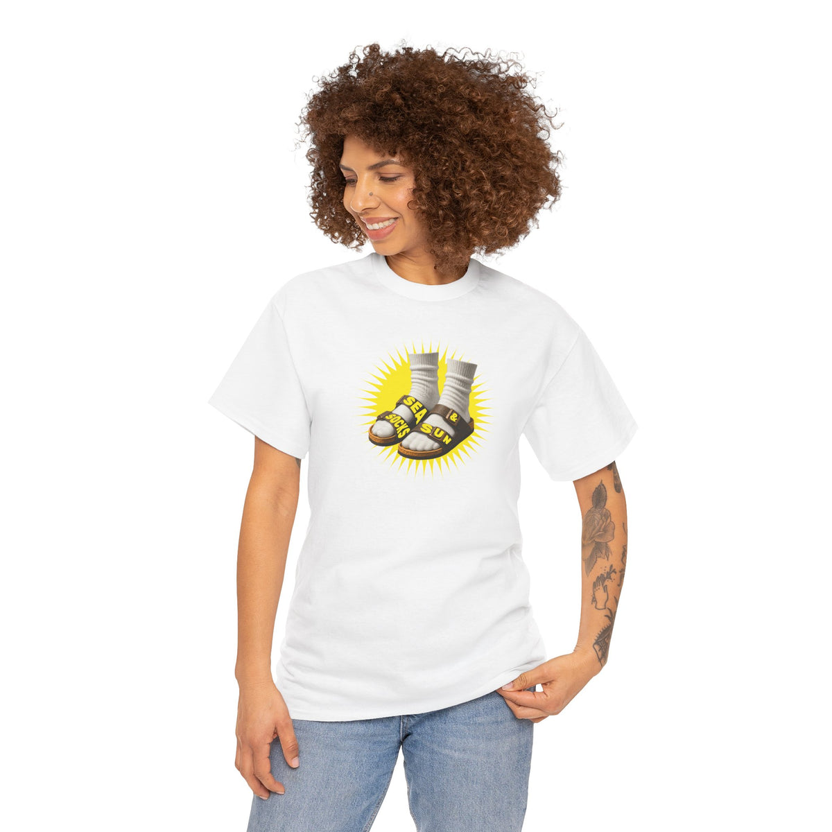 SEA SOCKS & SUN Unisex Heavy Cotton Tee
