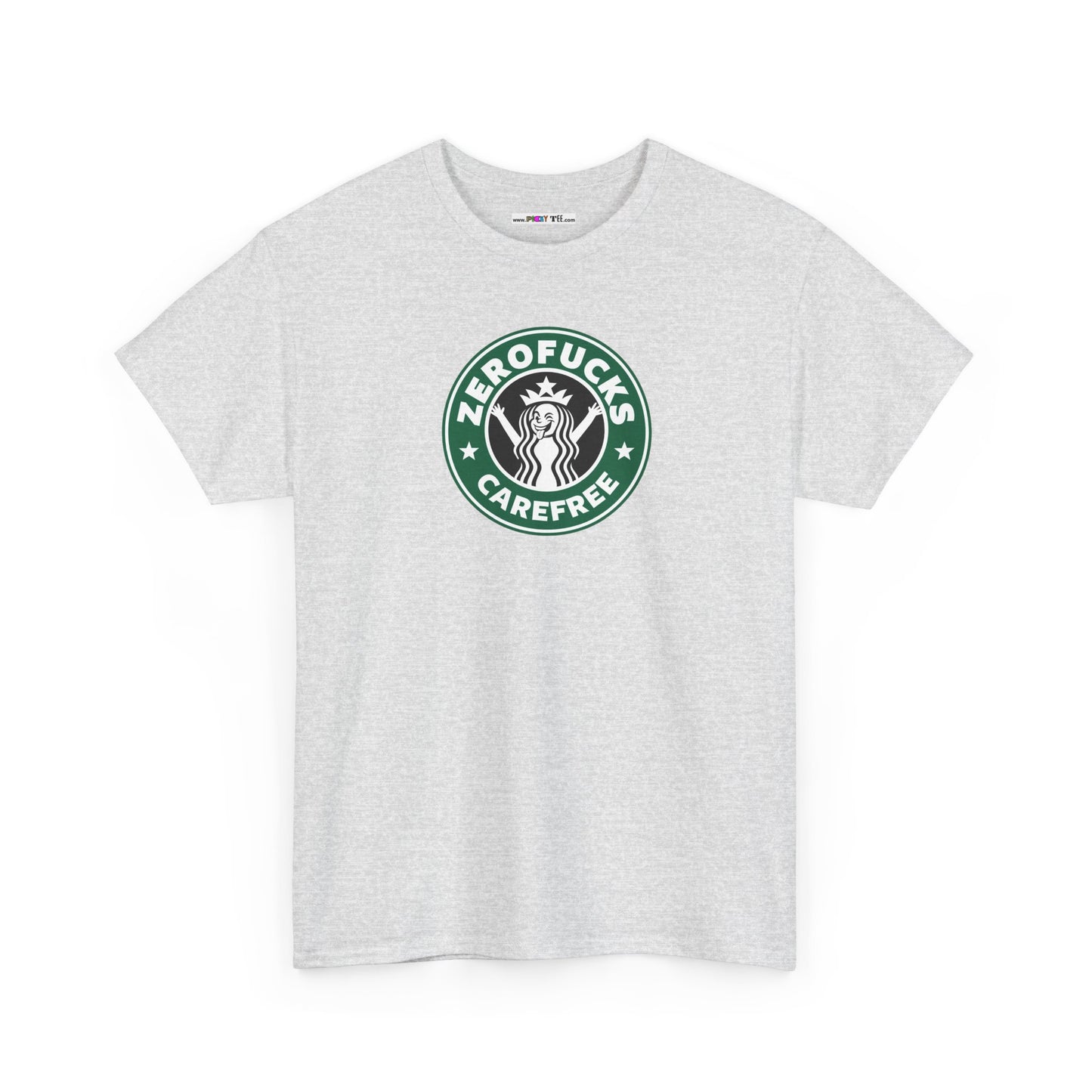 ZEROFUCKS CAREFREE Unisex Heavy Cotton Tee