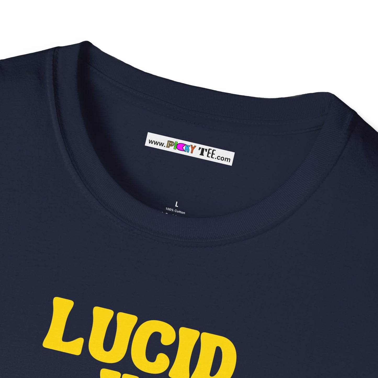 LUCID IN DISGUISE WITH DA MINDS Unisex Softstyle 100% Cotton T-Shirt