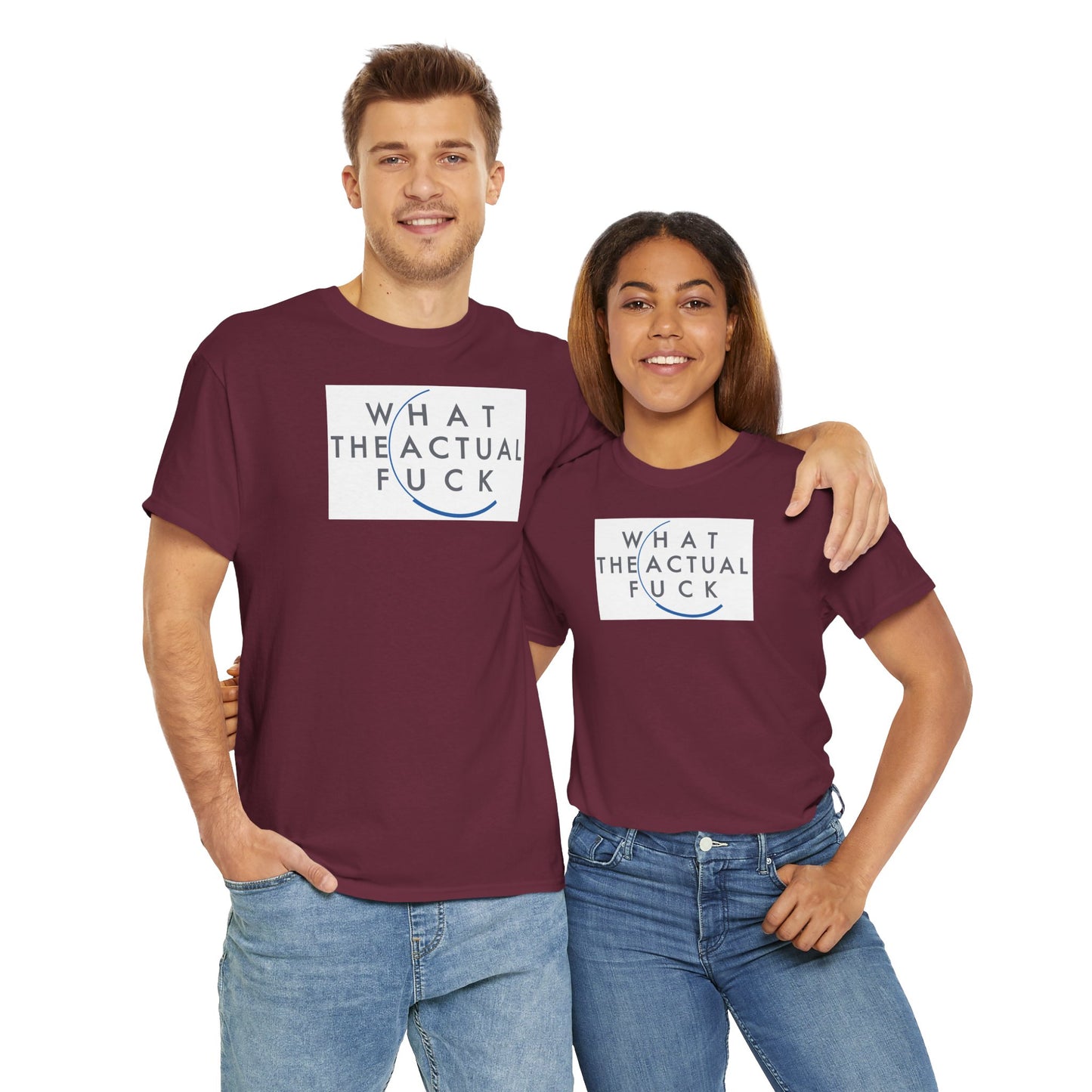 WHAT THE ACTUAL FUCK Unisex Heavy Cotton Tee