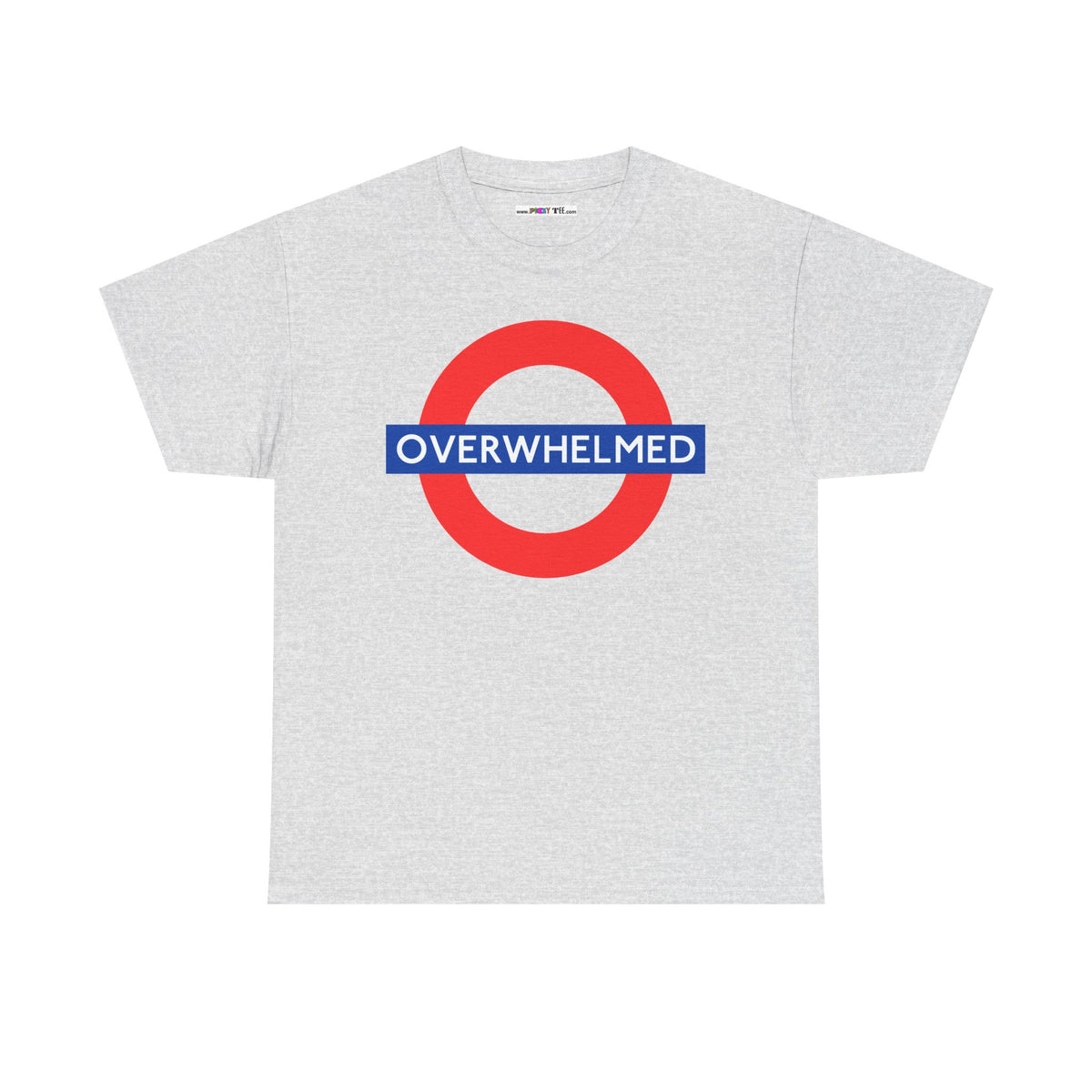 OVERWHELMED Unisex Heavy Cotton Tee