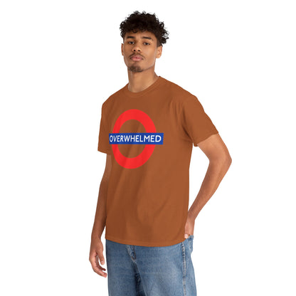OVERWHELMED Unisex Heavy Cotton Tee