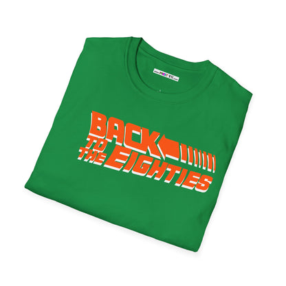 BACK TO THE EIGHTIES Unisex Softstyle 100% Cotton T-Shirt