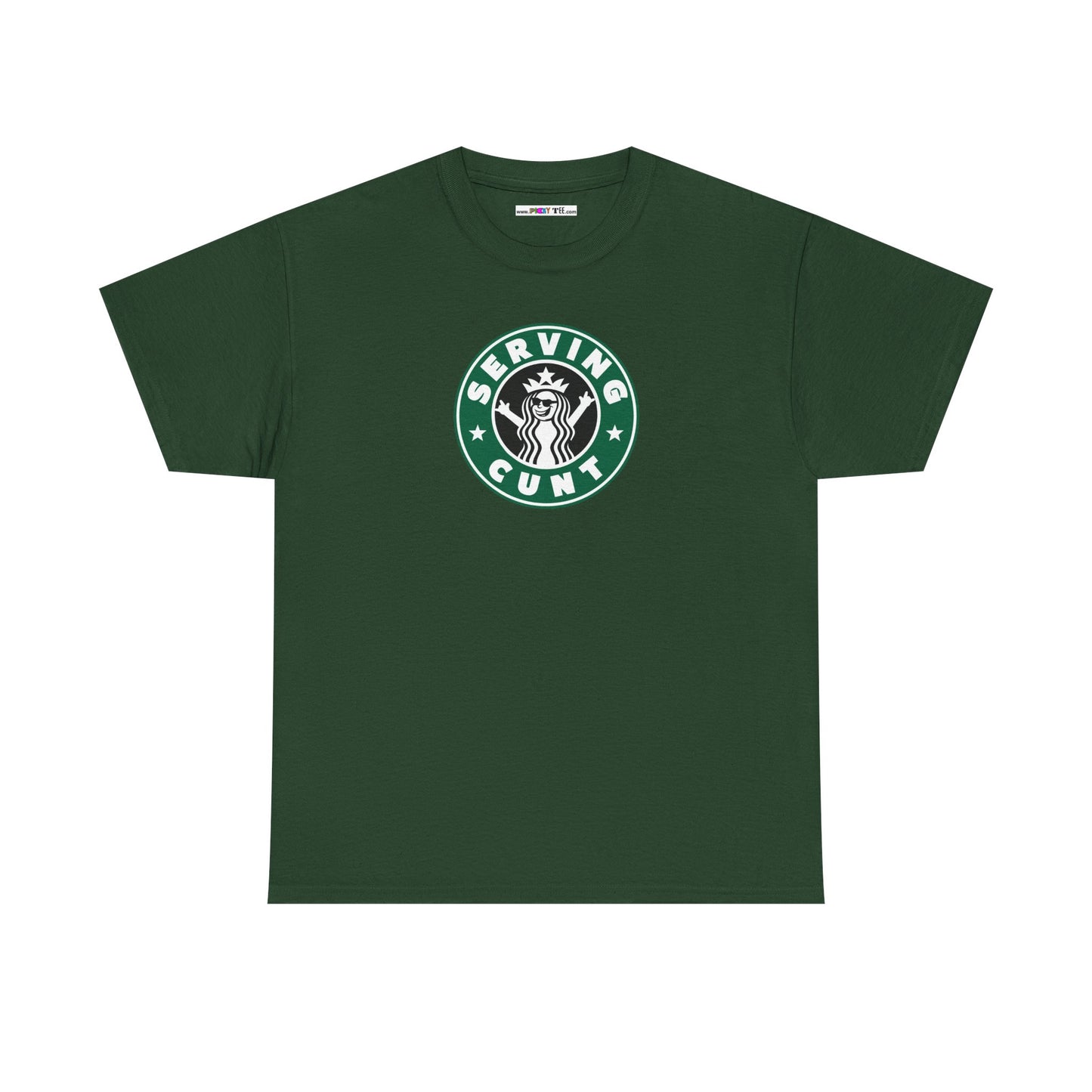 SERVINGCUNT Unisex Heavy Cotton Tee