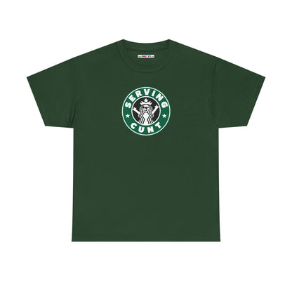 SERVINGCUNT Unisex Heavy Cotton Tee