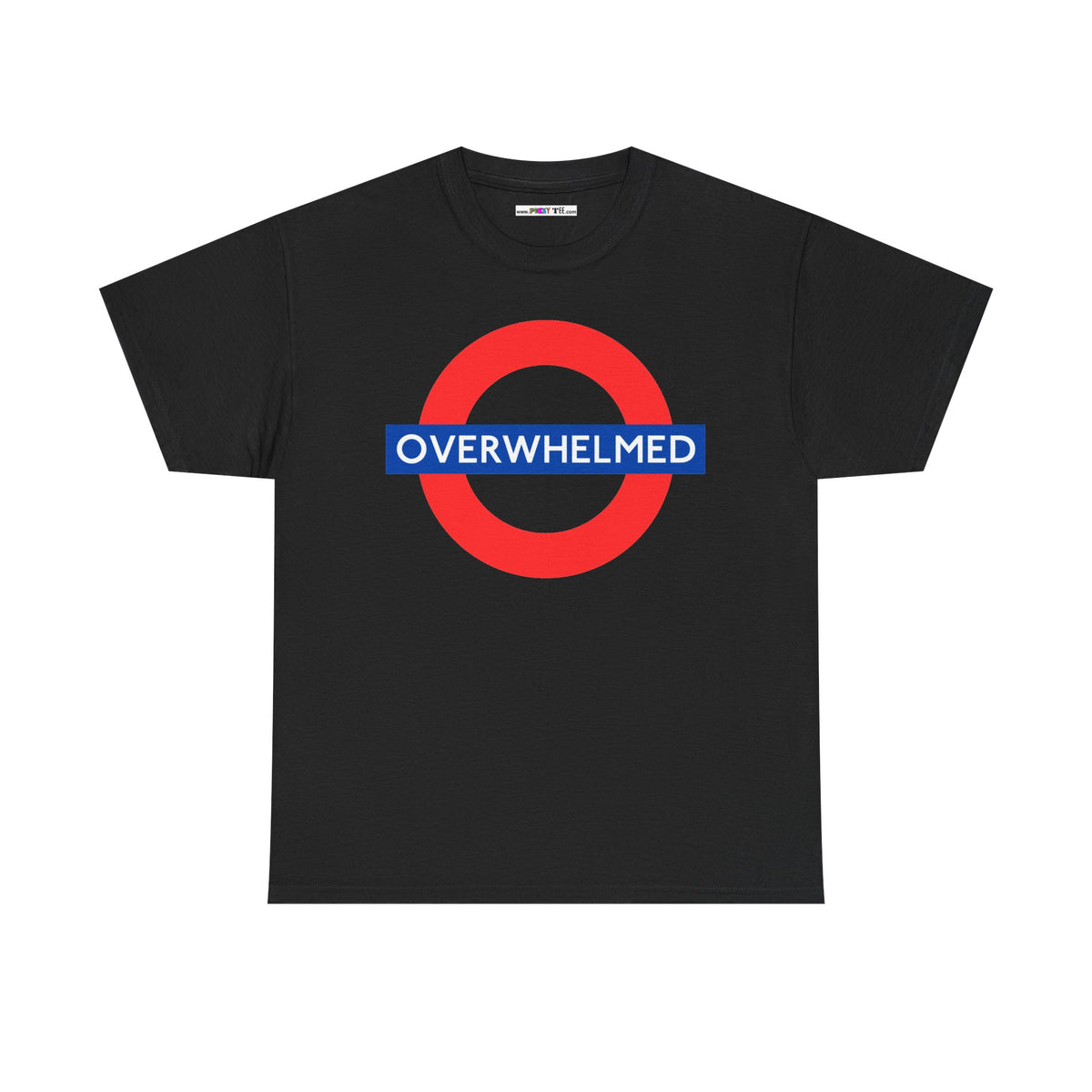 OVERWHELMED Unisex Heavy Cotton Tee