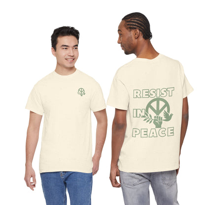 RESIST IN PEACE Unisex Heavy Cotton Tee
