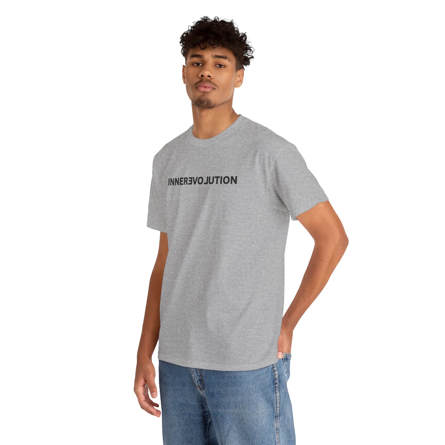 INNERƎVO⅃UTION Unisex Heavy Cotton Tee