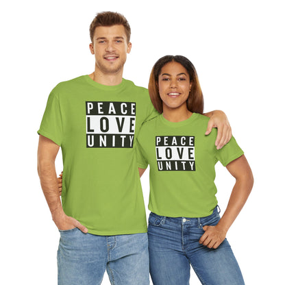 PEACELOVEUNITY Unisex Heavy Cotton Tee