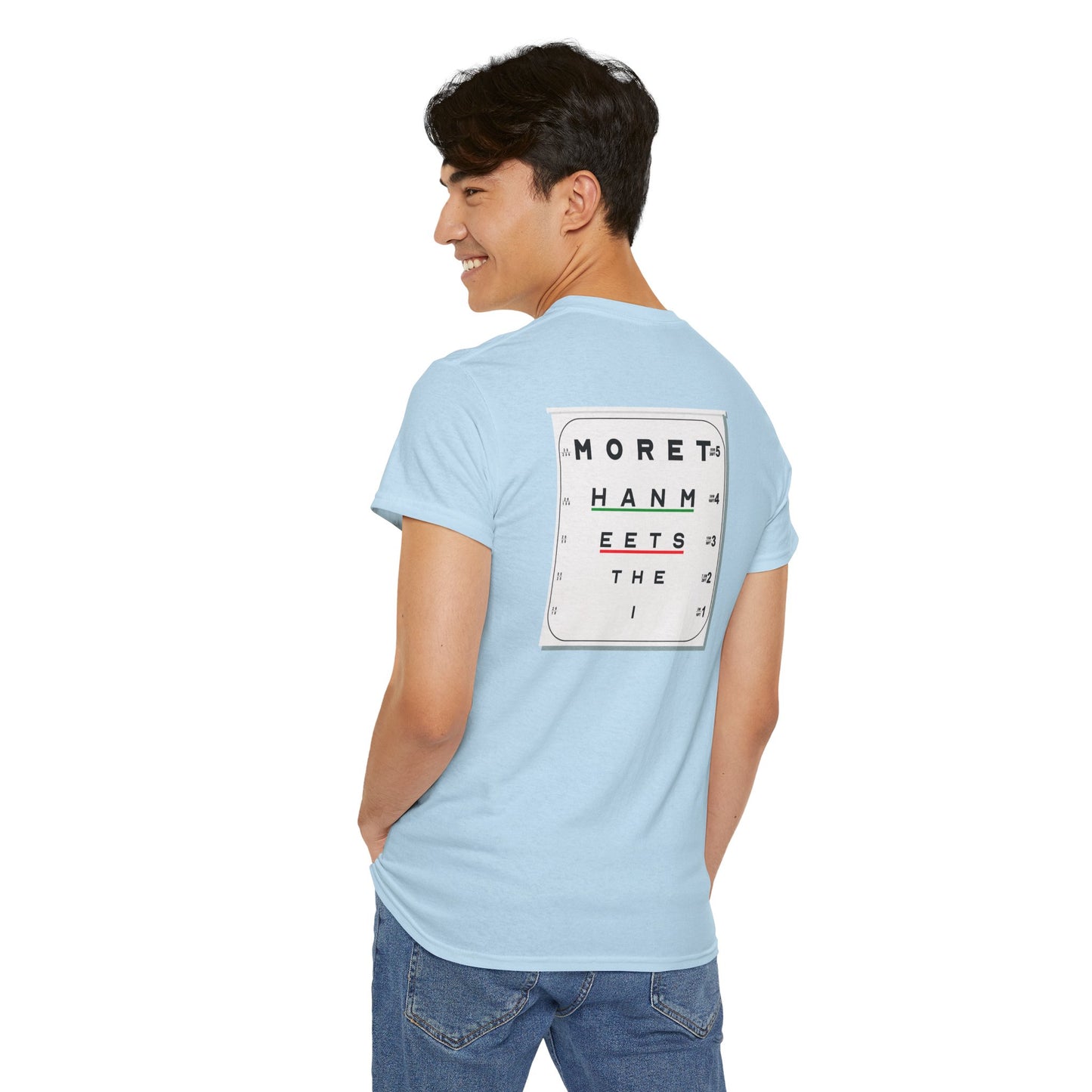 MORE THAN MEETS THE I TEST Unisex Heavy Cotton Tee