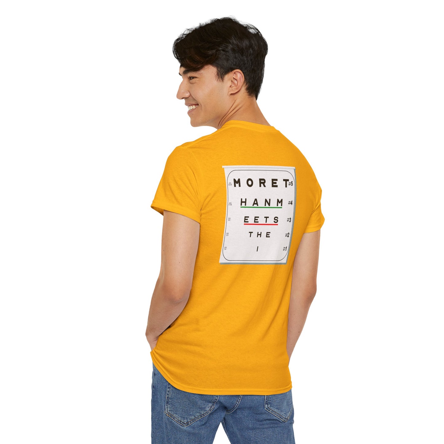 MORE THAN MEETS THE I TEST Unisex Heavy Cotton Tee