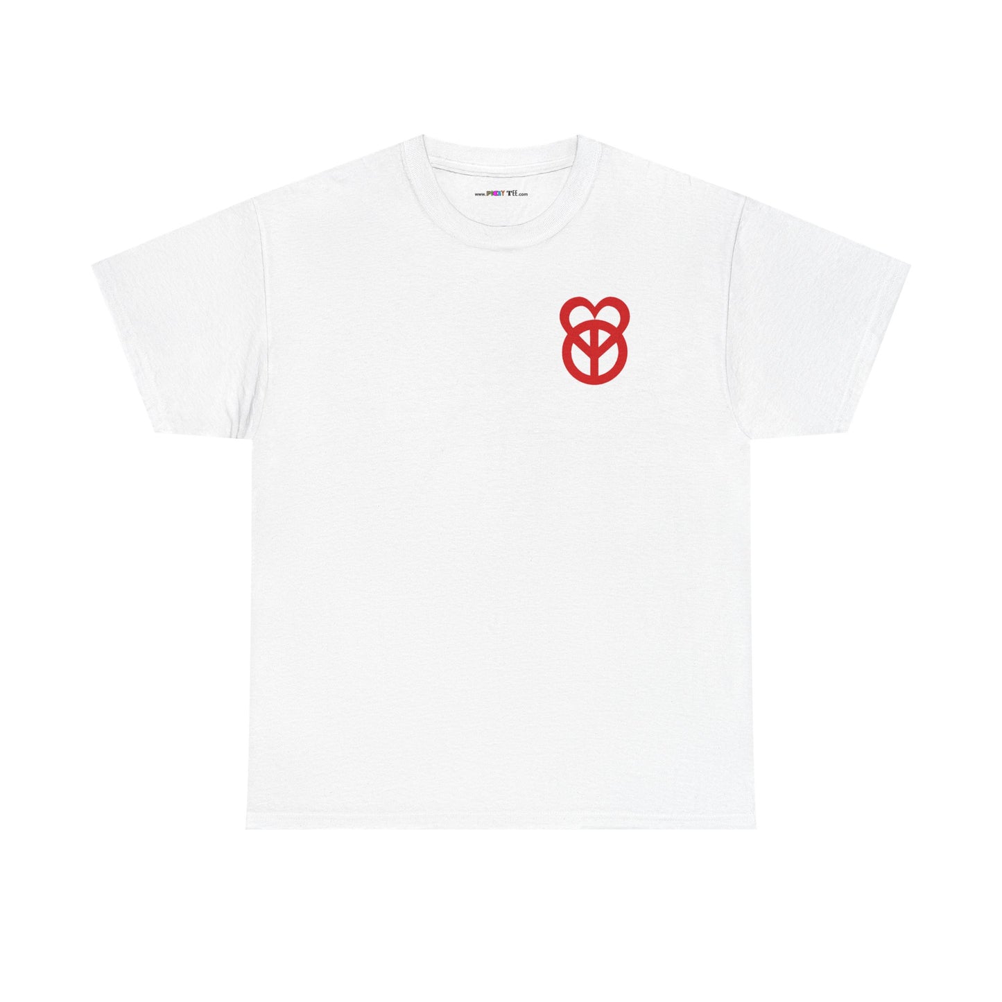 KEEP PEACE AND LOVE ON Unisex Heavy Cotton Tee