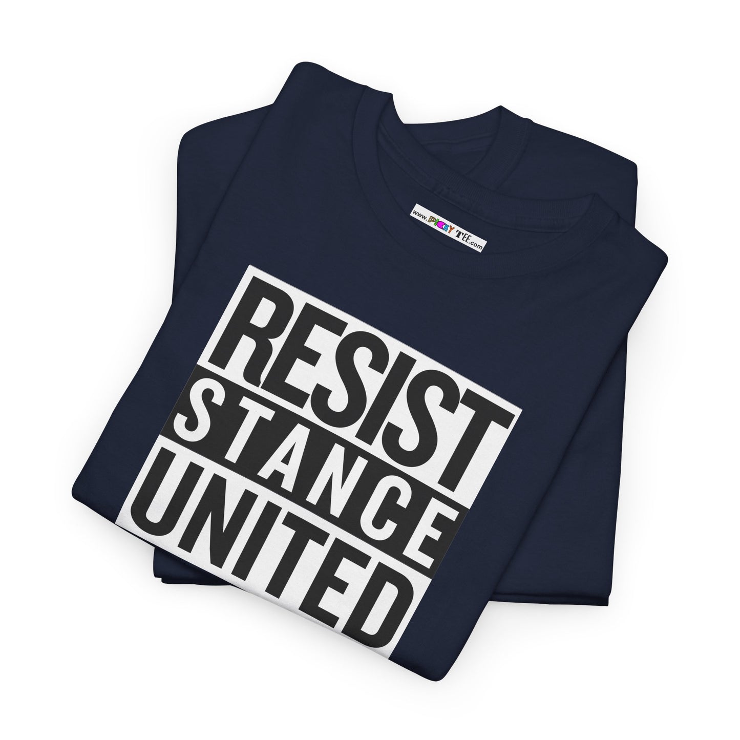 RESIST STANCE UNITED Unisex Heavy Cotton Tee