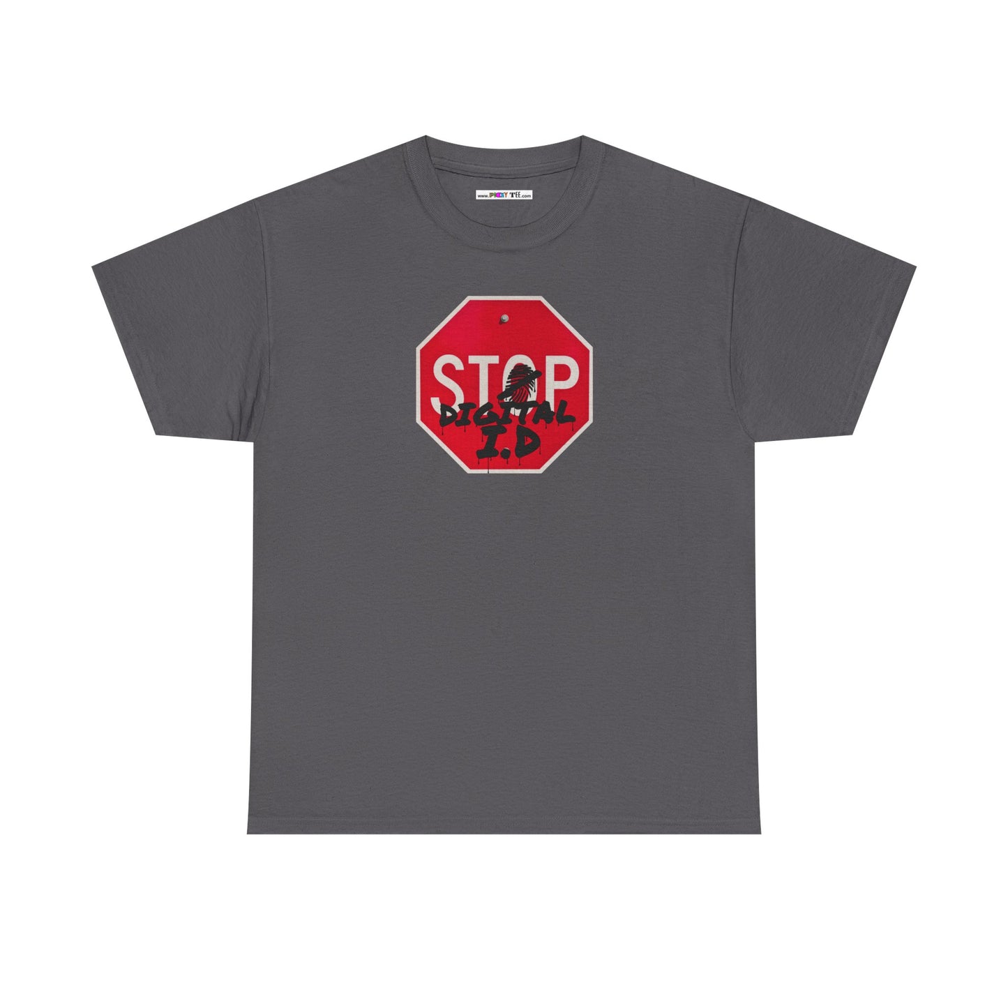 STOP digital i.d Unisex Heavy Cotton Tee