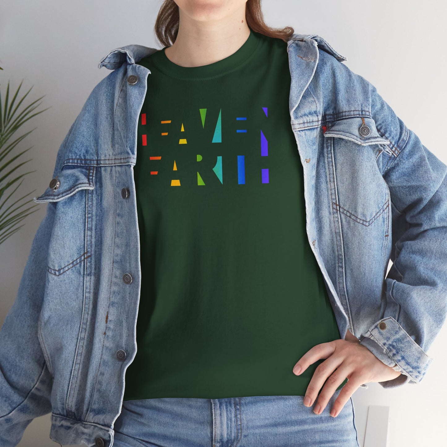 HEAVEN ON EARTH Unisex Heavy Cotton Tee — here now.