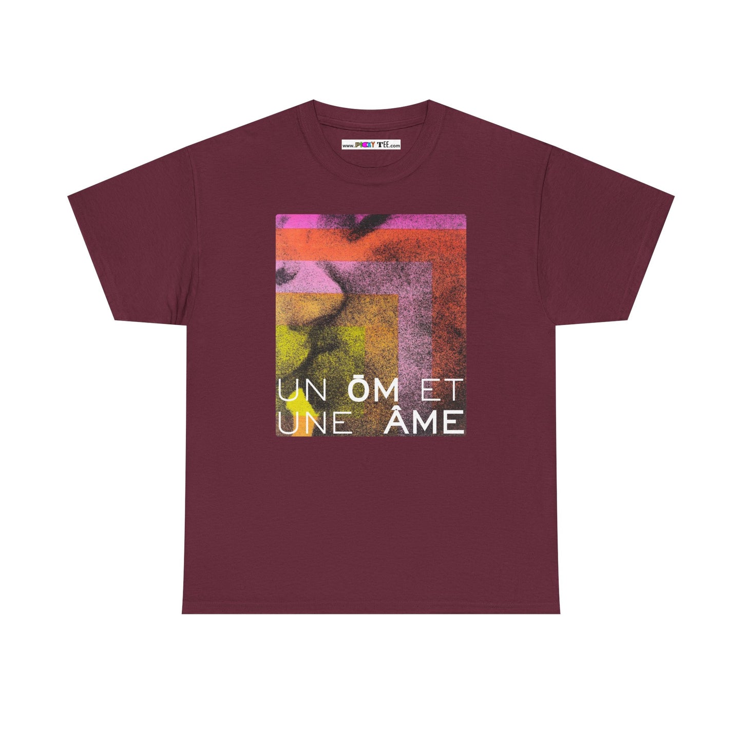 UN ŌM ET UNE ÂME Unisex Heavy Cotton Tee