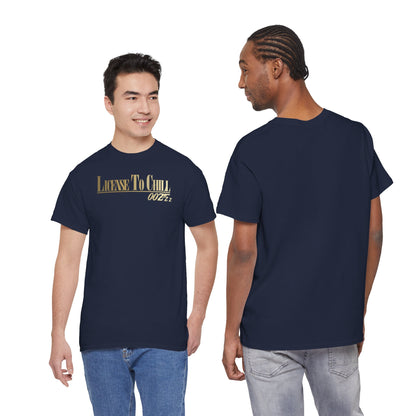 LICENSE TO CHILL 00Zzz Unisex Heavy Cotton Tee