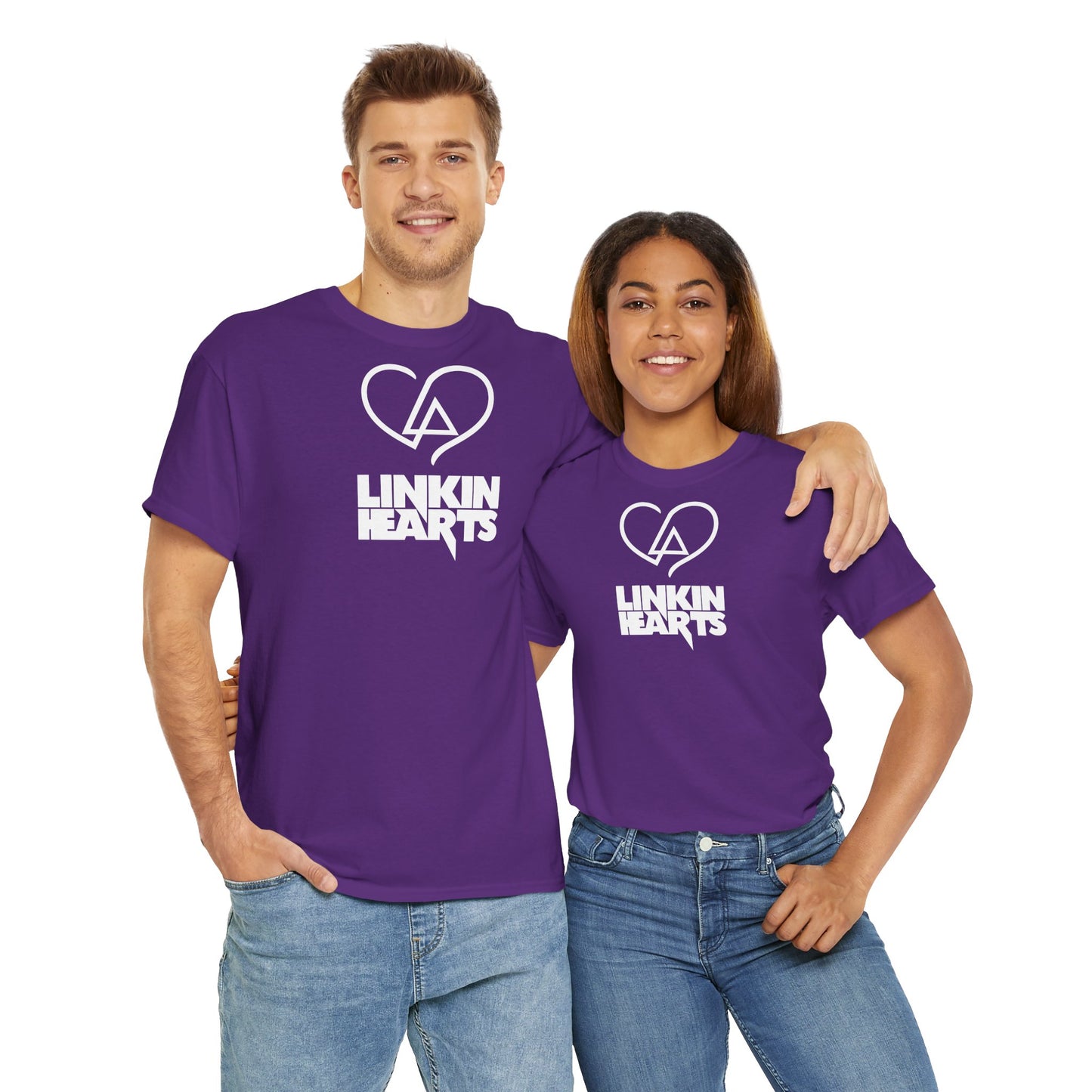 LINKIN HEARTS Unisex Heavy Cotton Tee