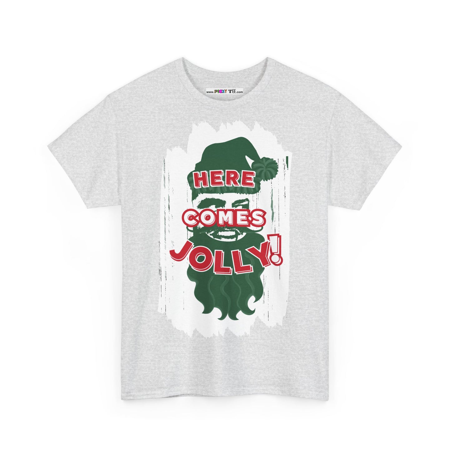 HERE COMES JOLLY!  Unisex Heavy Cotton Tee