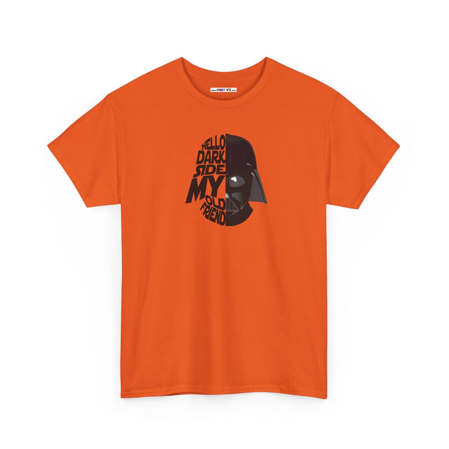 HELLO DARKSIDE MY OLD FRIEND Unisex Heavy Cotton Tee