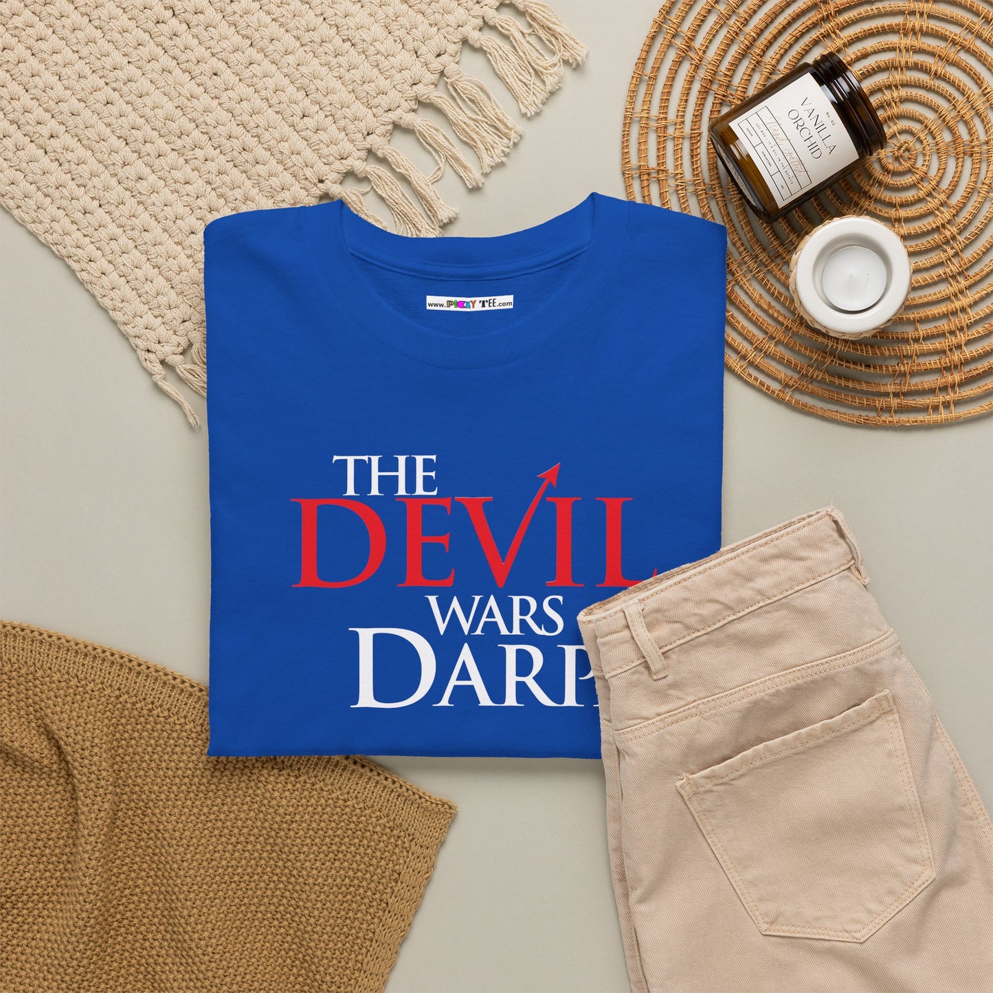 THE DEVIL WARS DARPA Unisex Heavy Cotton Tee