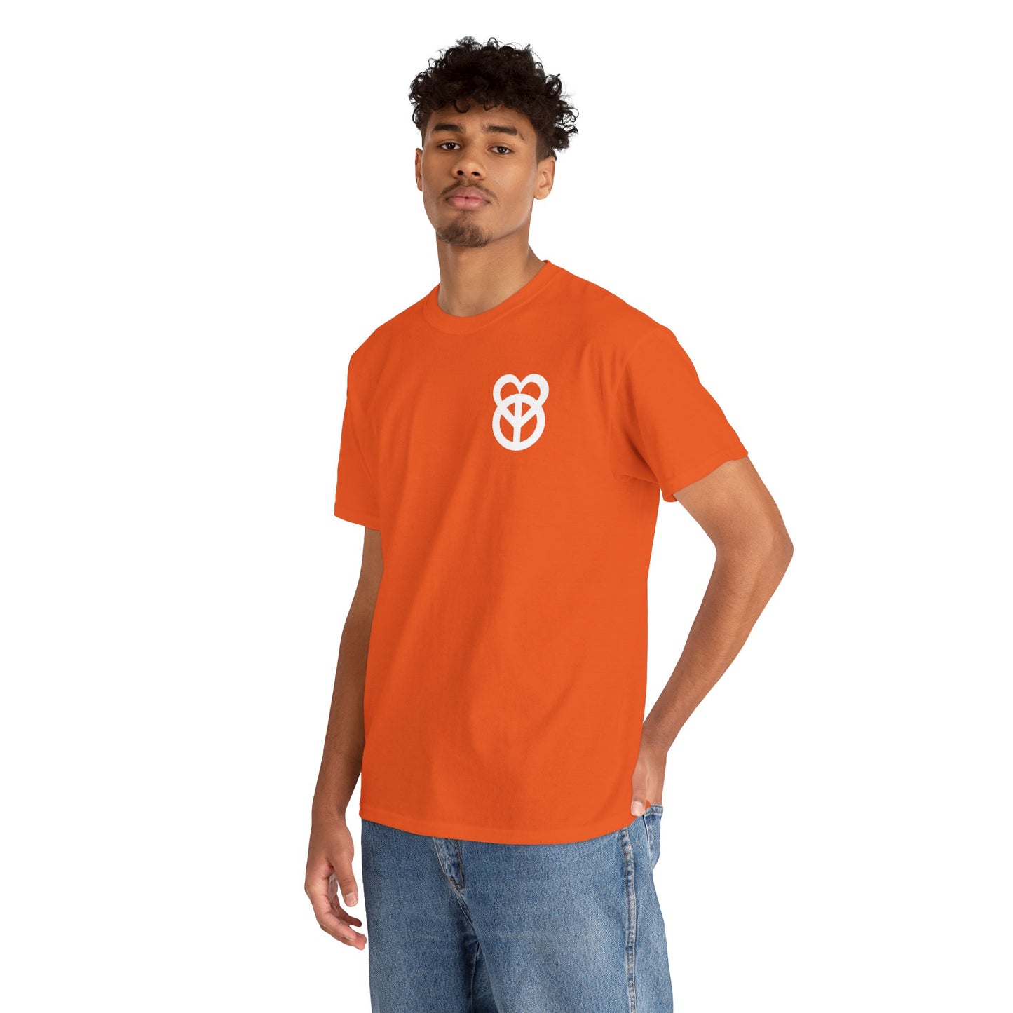 KEEP PEACE AND LOVE ON Unisex Heavy Cotton Tee