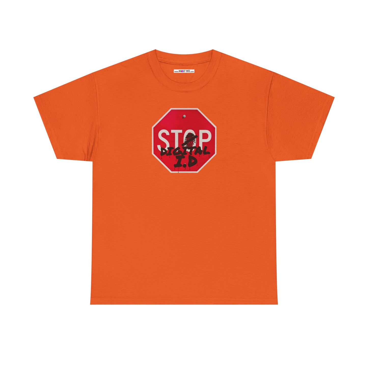 STOP digital i.d Unisex Heavy Cotton Tee
