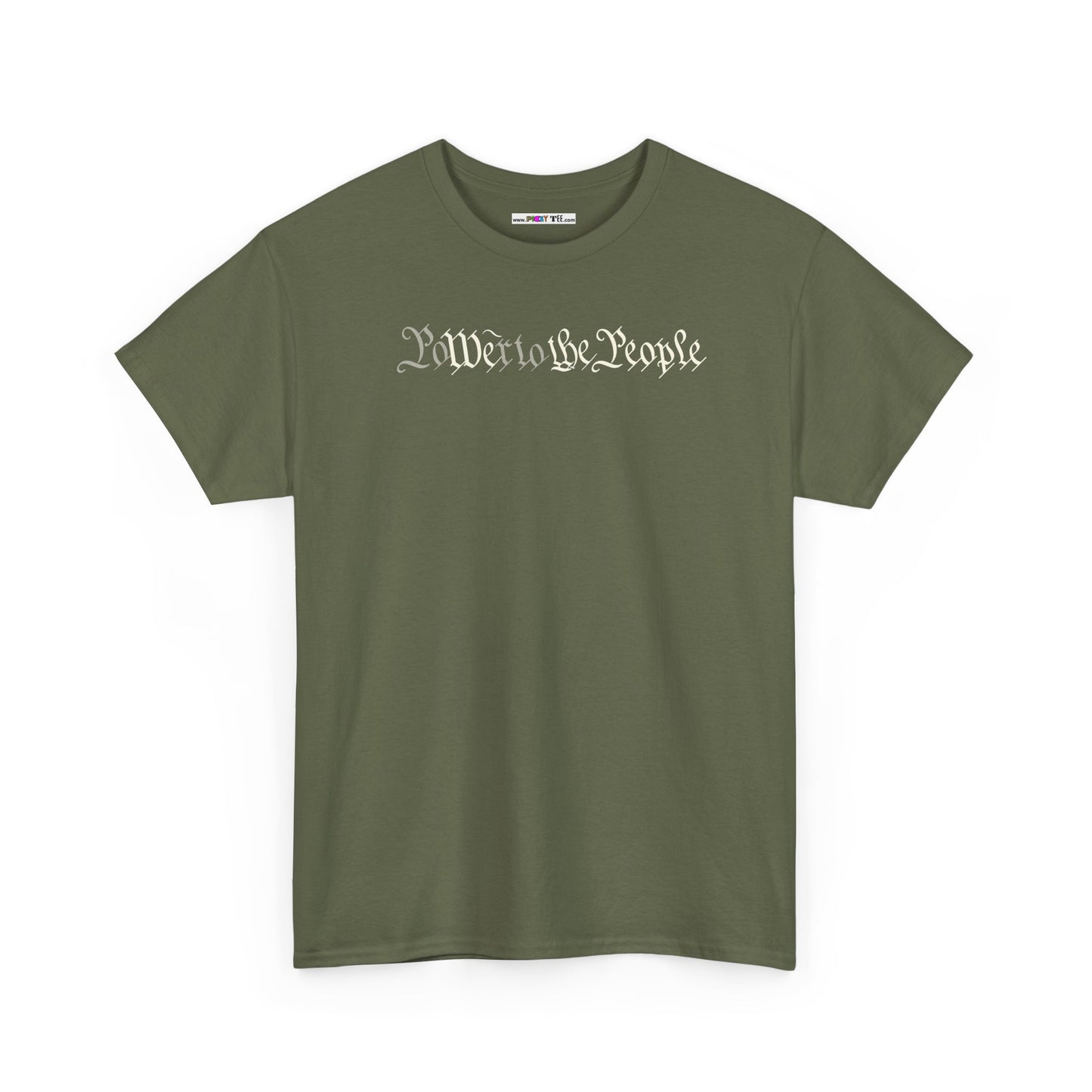poWEr to THE PEOPLE Unisex Heavy Cotton Tee