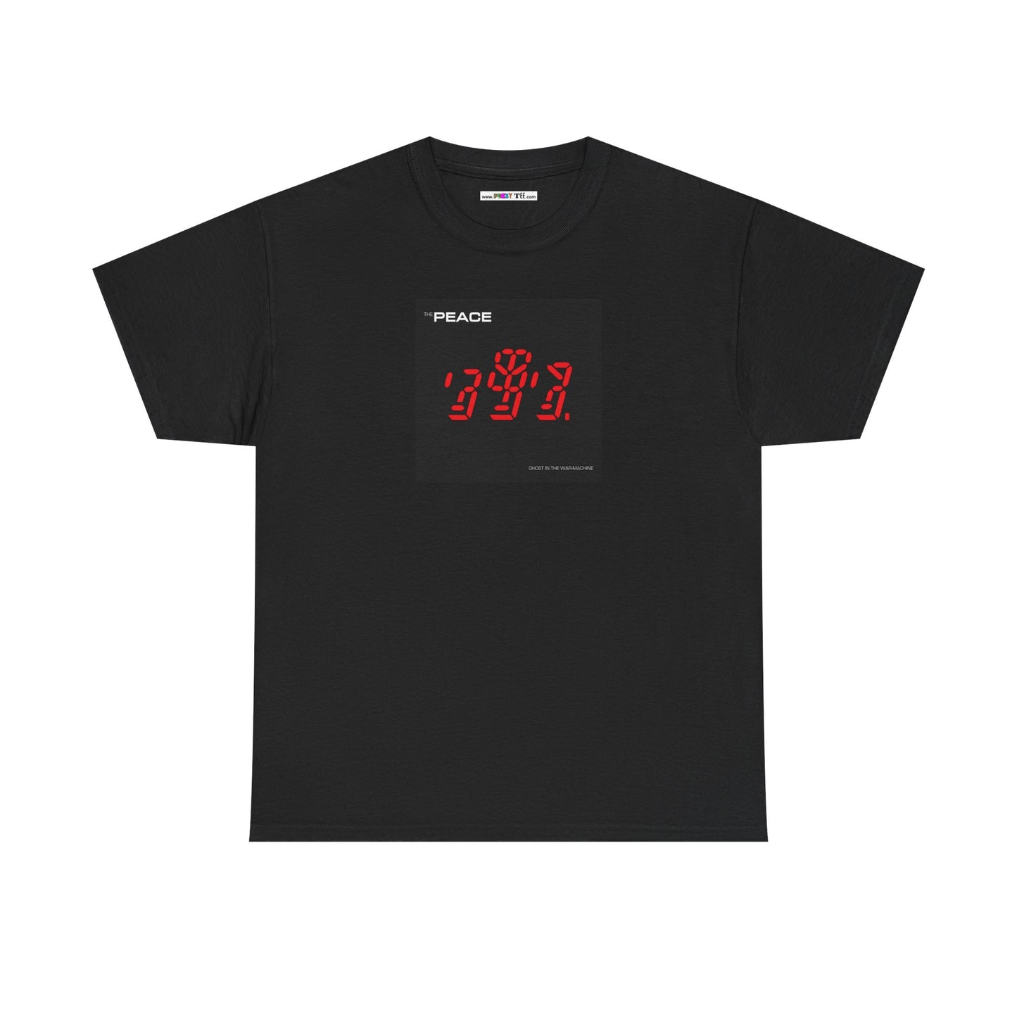 the PEACE ghost in the war-machine Unisex Heavy Cotton Tee