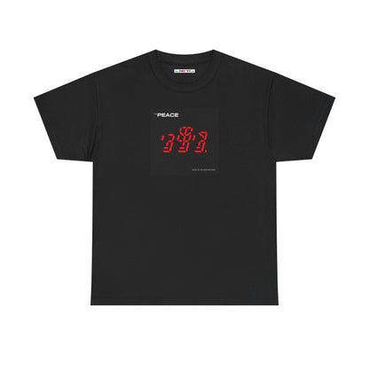 the PEACE ghost in the war-machine Unisex Heavy Cotton Tee