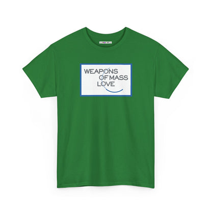 WEAPONS OF MASS LOVE Unisex Heavy Cotton Tee