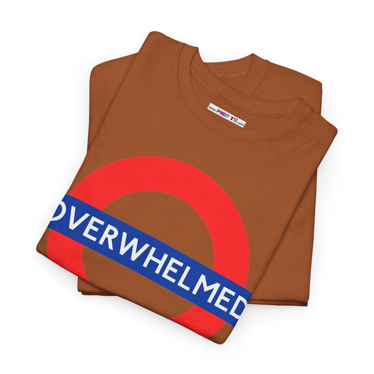 OVERWHELMED Unisex Heavy Cotton Tee