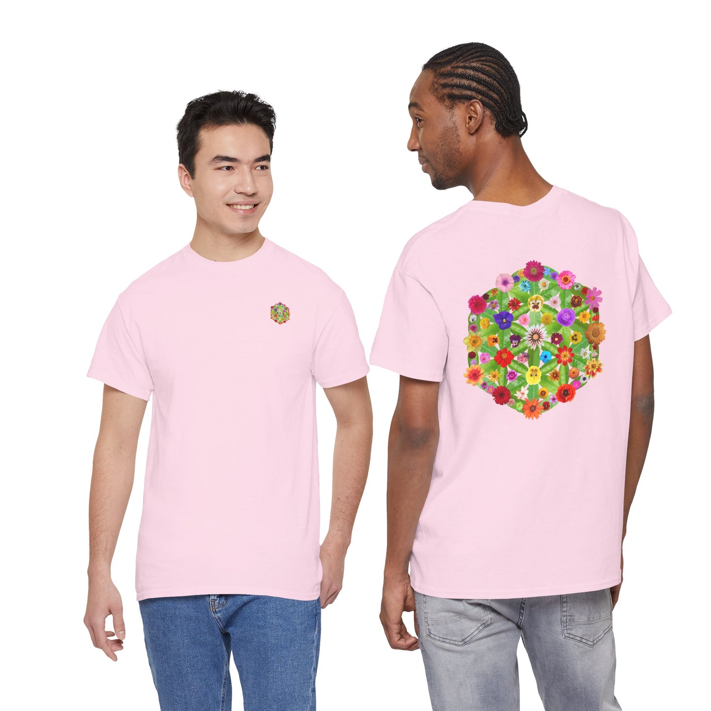 Flowers of Life Unisex Heavy Cotton Tee