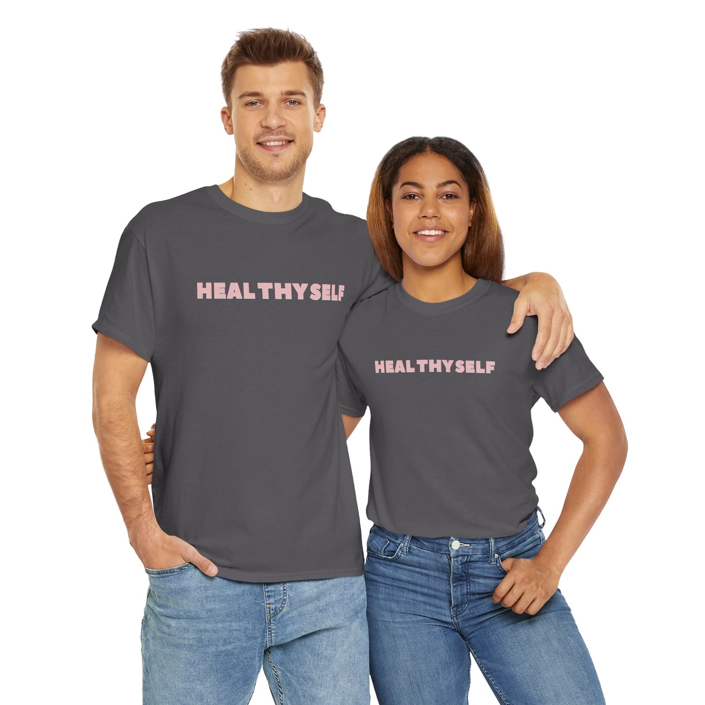 HEAL THY SELF Unisex Heavy Cotton Tee