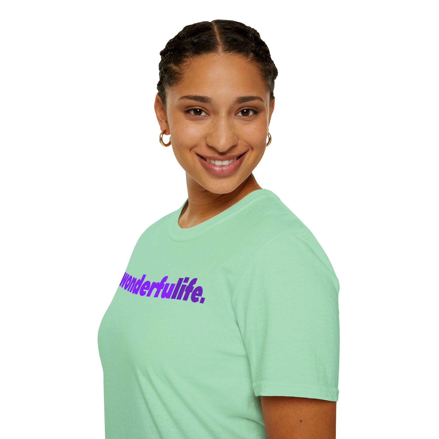 wonderfuLIFE. Unisex Softstyle 100% Cotton T-Shirt