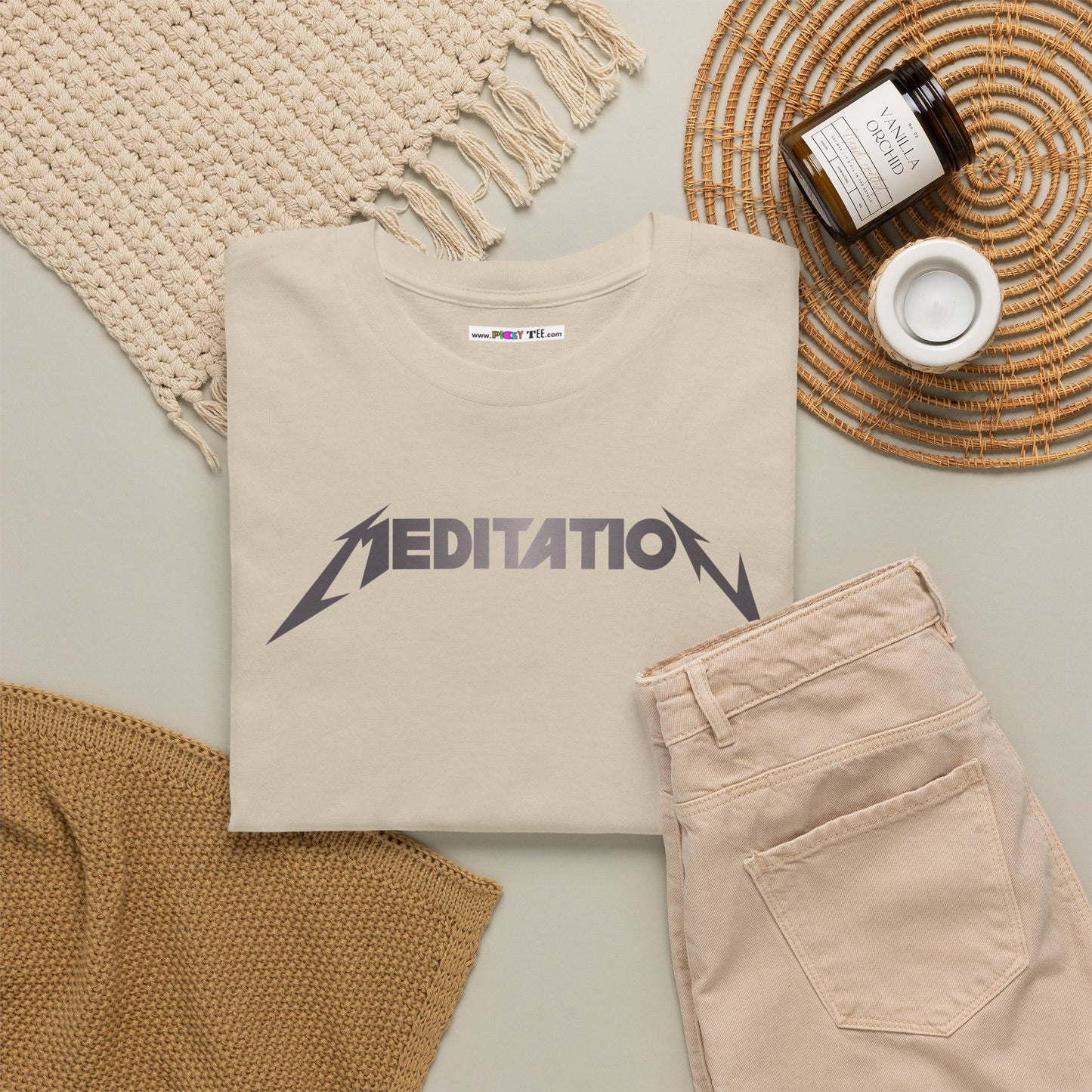 MeditatioN Unisex Heavy Cotton Tee