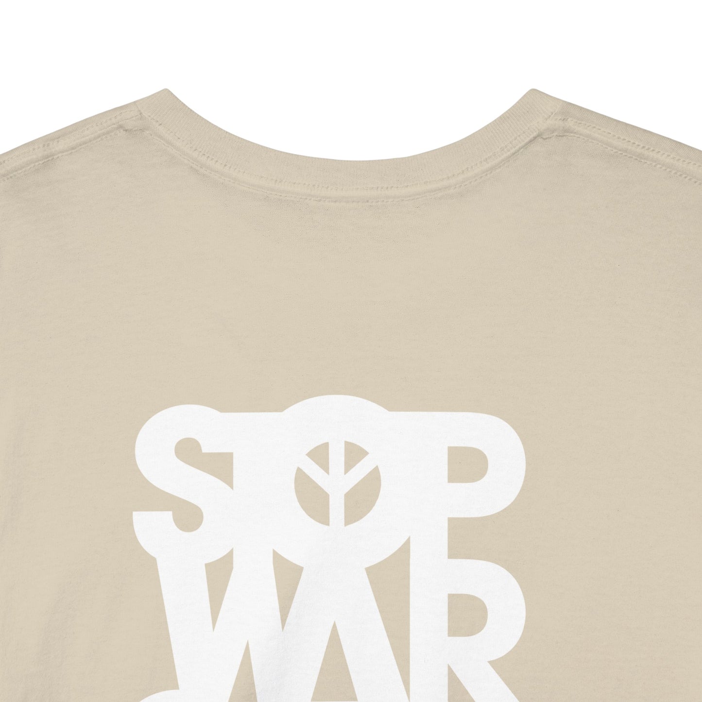 STOP WAR START PEACE Unisex Heavy Cotton Tee