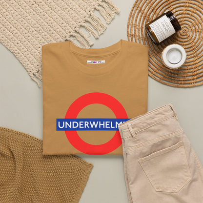 UNDERWHELMED Unisex Heavy Cotton Tee