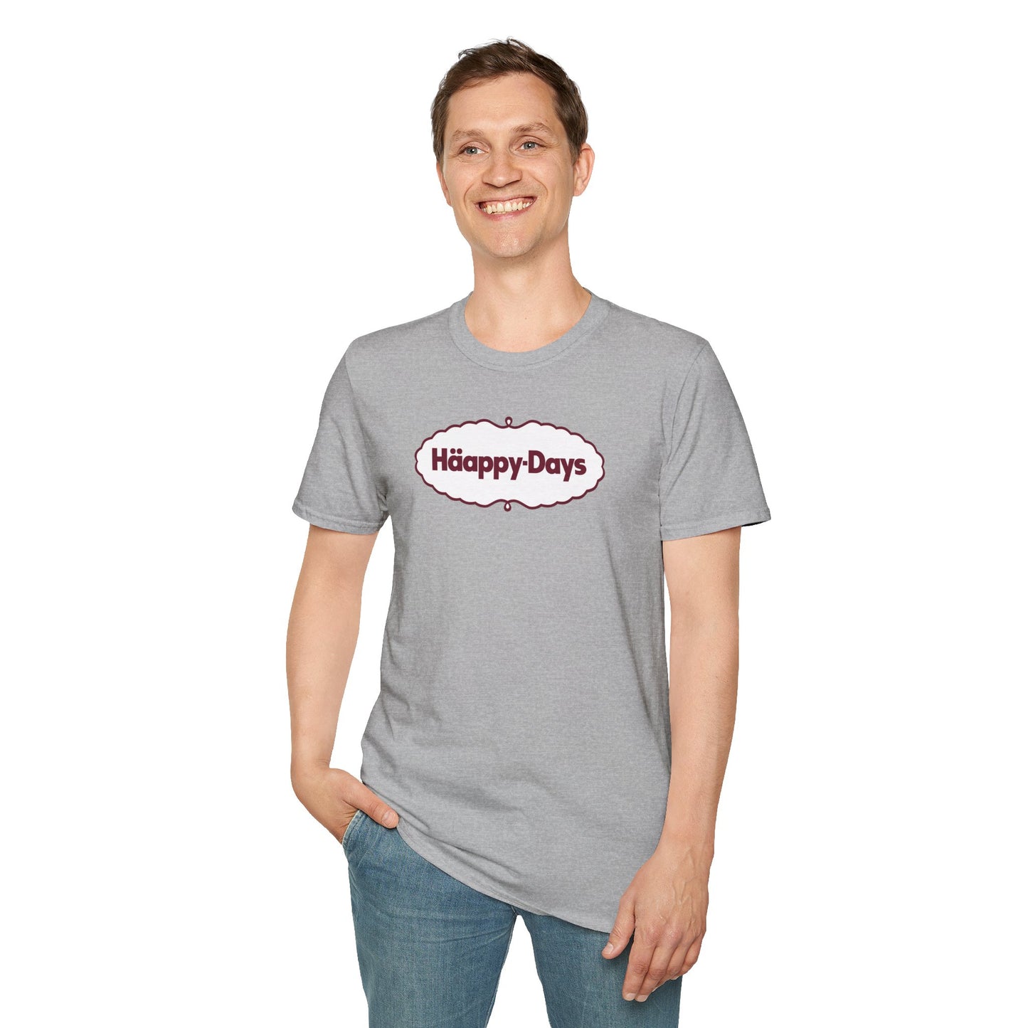 Häappy-Days Unisex Softstyle 100% Cotton T-Shirt