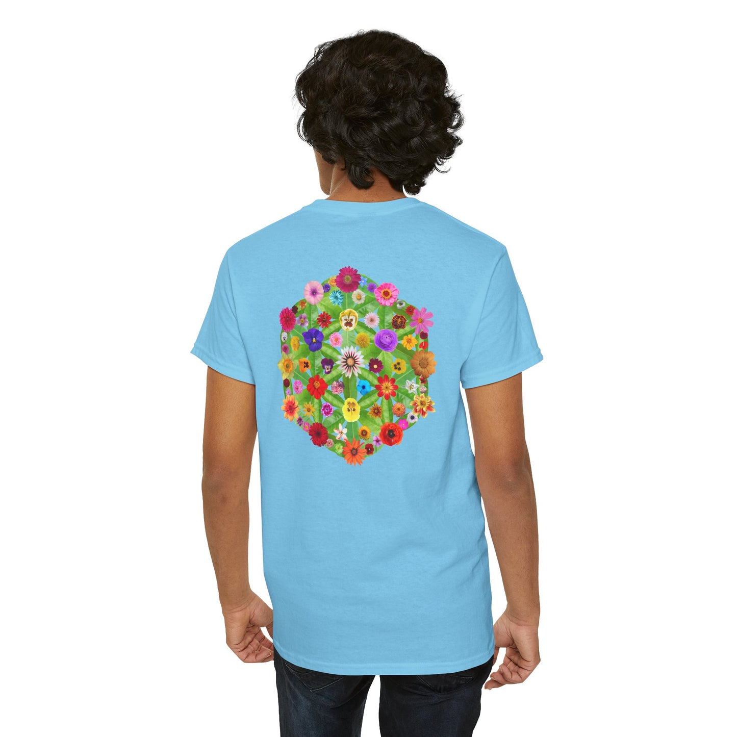Flowers of Life Unisex Heavy Cotton Tee