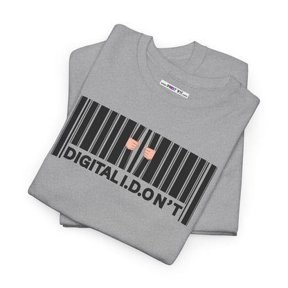 DIGITAL I.D.ON'T Unisex Heavy Cotton Tee