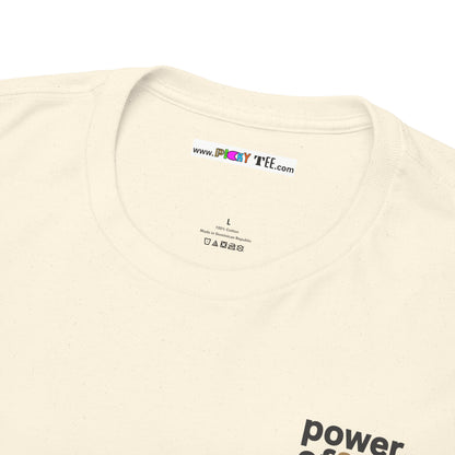 power off now Unisex Heavy Cotton Tee